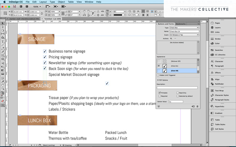 How to create an interactive PDF