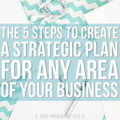 MAKERS TV Ep 009: The five steps to create a Strategic Plan for any area of your business