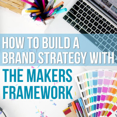 How to build a profitable and sustainable brand strategy with The Makers Framework