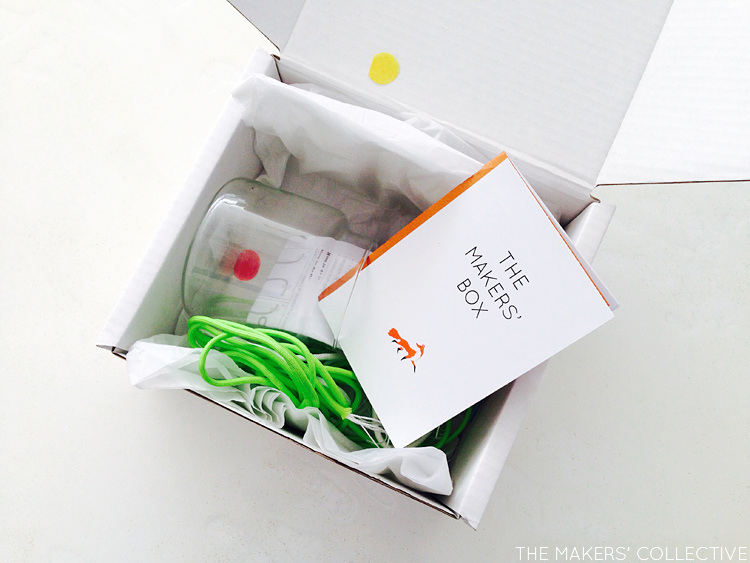 The Makers' Box Monthly Project Kit Packaging
