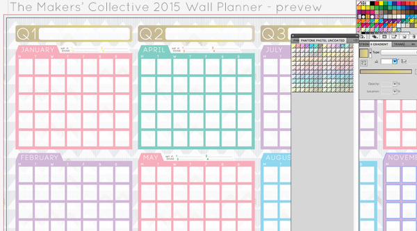 2015-wall-planner for small business and creatives