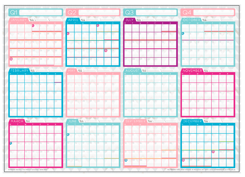 2015 A1 Wall Planner Buy Now