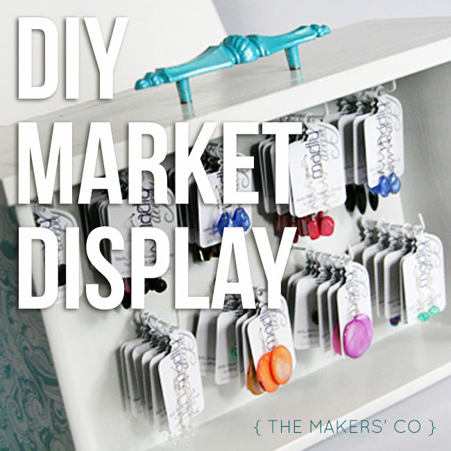 DIY Market Display Drawer for earrings or other products