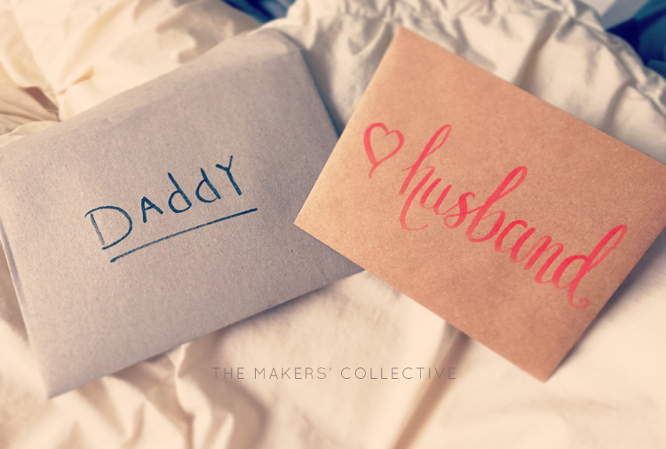 daily habits lettering envelopes