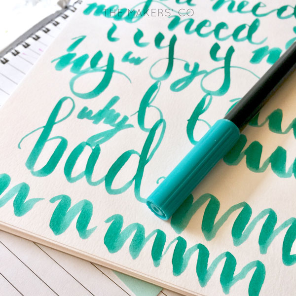 lettering practice