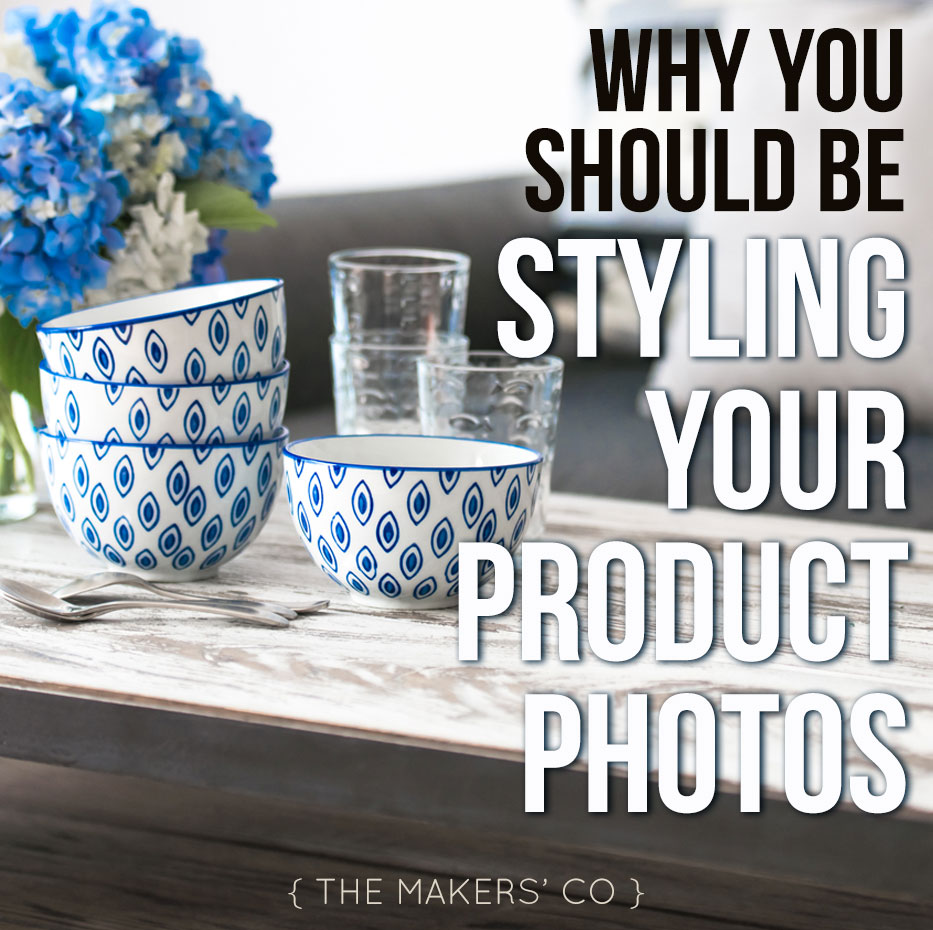 Product photography styling