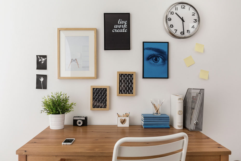 business routine - tidy desk