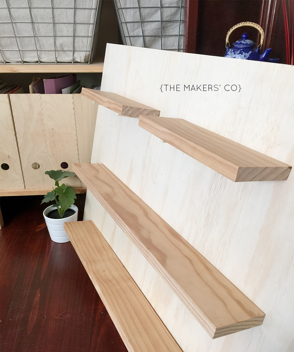 How to build your own market stall shelving