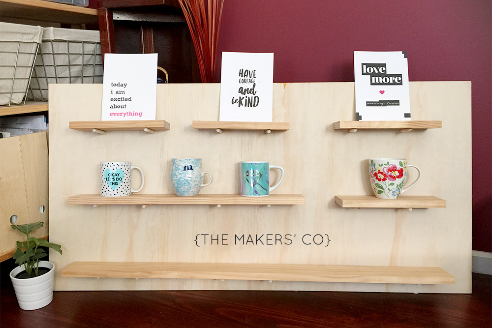 How to build your own market stall shelving