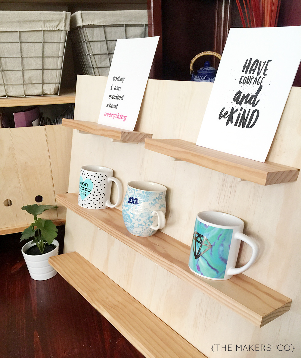 How to build your own market stall shelving