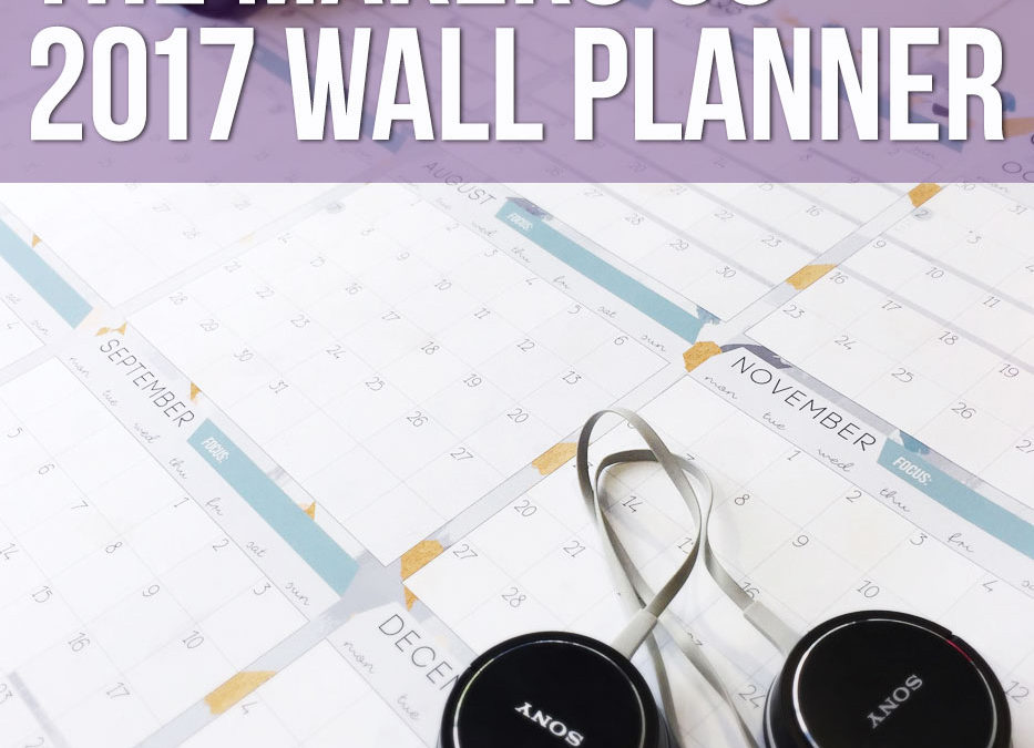 The 2017 Wall Planner is here!