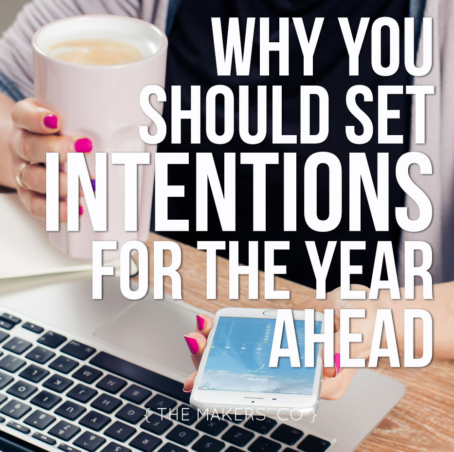 Set intentions for the year ahead in business