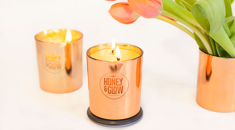 Honey & Glow candles