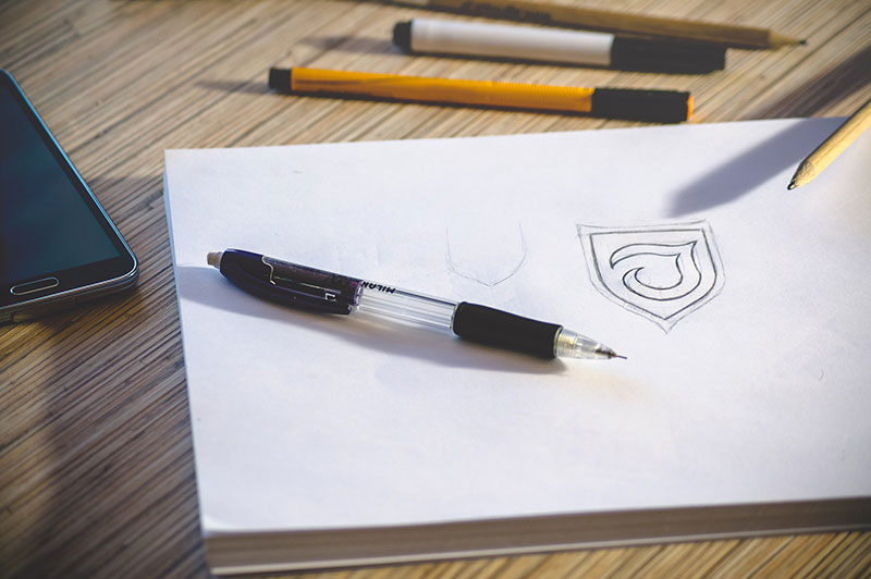 Logo Design concept sketch