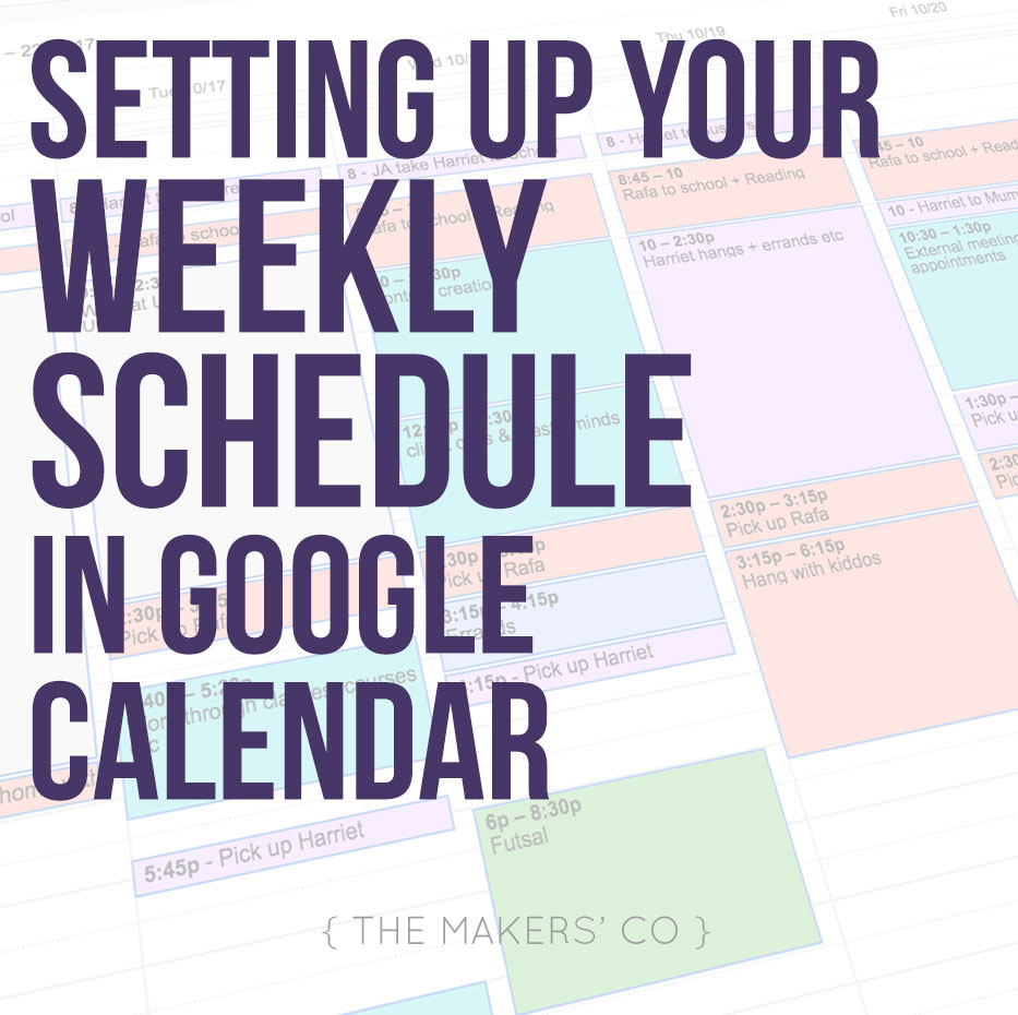 weekly-schedule