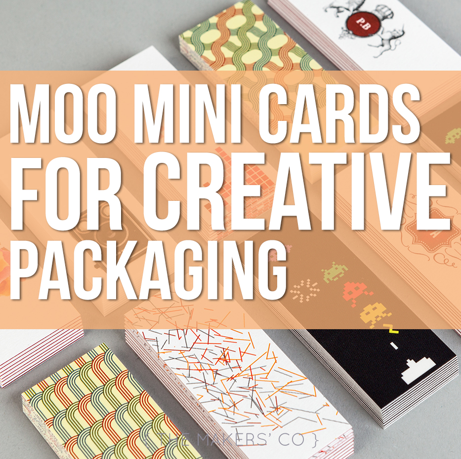 Moo Mini Cards for Creative Packaging